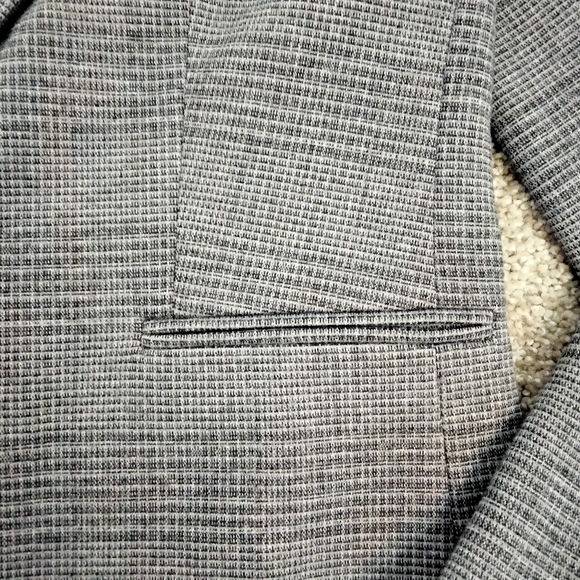 NWT Sz 0 Ann Taylor Gray Check Plaid Blazer - Picture 9 of 15